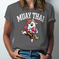 Muay Thai Art For Girls Kids Women Mixed Martial Arts Unisex Jersey T-Shirt