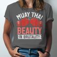 Muay Thai Beauty In Brutality Muay Thai Unisex Jersey T-Shirt