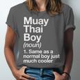 Muay Thai Boy Definition Martial Arts Sports Unisex Jersey T-Shirt