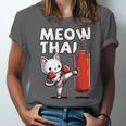 Muay Thai Cat Meow Thai Thai Boxing For Youth Muay Thai Unisex Jersey T-Shirt Muay Thai Cat Meow Thai Thai Boxing For Youth Muay Thai Unisex Jersey T-Shirt