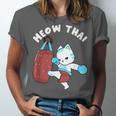 Muay Thai Cat Meow Thai Punch Bag Martial Arts Unisex Jersey T-Shirt Muay Thai Cat Meow Thai Punch Bag Martial Arts Unisex Jersey T-Shirt