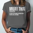 Muay Thai Definition Muay Thai Unisex Jersey T-Shirt Muay Thai Definition Muay Thai Unisex Jersey T-Shirt