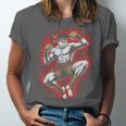 Muay Thai Elbow Strike Silhouette Minimal Clean Sport Unisex Jersey T-Shirt