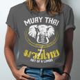 Muay Thai Elephant Martial Arts Thai Boxing Coach Lover Unisex Jersey T-Shirt