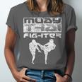 Muay Thai Fighter Boxing Martial Arts Unisex Jersey T-Shirt