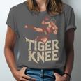 Muay Thai Fighter Tiger Knee Vintage Distressed Badge Unisex Jersey T-Shirt Muay Thai Fighter Tiger Knee Vintage Distressed Badge Unisex Jersey T-Shirt