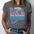 Muay Thai Kickboxing Retro Free Head Kicks Unisex Jersey T-Shirt