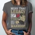 Muay Thai Legacy Of The Warrior Muay Thai Unisex Jersey T-Shirt