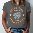 Muay Thai MMA Fight Tattoo Tiger Art Of 8 Limbs Kickboxing Unisex Jersey T-Shirt