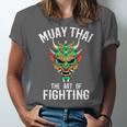 Muay Thai Oni Mask Thai Boxing And Kickboxing Unisex Jersey T-Shirt Muay Thai Oni Mask Thai Boxing And Kickboxing Unisex Jersey T-Shirt