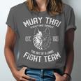 Muay Thai Wolf Fight Team Nak Muay Kickboxing Unisex Jersey T-Shirt