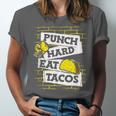 Punch Hard Eat Tacos Professional Boxer Muay Thai Boxing Unisex Jersey T-Shirt Punch Hard Eat Tacos Professional Boxer Muay Thai Boxing Unisex Jersey T-Shirt