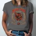 Retro Muay Thai Woman Thai Boxing Warrior Fighter Chicken Unisex Jersey T-Shirt