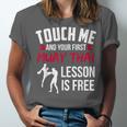 Touch Me And Your First Muay Thai Lesson Is Free Unisex Jersey T-Shirt Touch Me And Your First Muay Thai Lesson Is Free Unisex Jersey T-Shirt