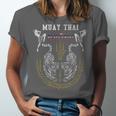 Twin Tiger Sak Yant Muay Thai Fighter Tee Martial Art Unisex Jersey T-Shirt