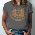 Twin Tiger Sak Yant Tattoo Muay Thai Thai Martial Arts Unisex Jersey T-Shirt