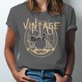 Vintage Drum Kit Unisex Jersey T-Shirt