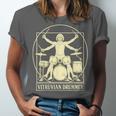 Vitruvian Drummer Drum Kit Music Lover Musician Men Unisex Jersey T-Shirt