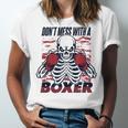 Don't Mess With A Boxer Kickboxer Fan Muay Thai Boxing Unisex Jersey T-Shirt