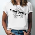 Drummer Drum Kit Rock & Roll Music Drummer Unisex Jersey T-Shirt Drummer Drum Kit Rock & Roll Music Drummer Unisex Jersey T-Shirt