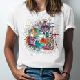 Drums Pop Art Drummer Drum Kit Unisex Jersey T-Shirt