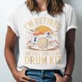 I'm Retired My Only Boss Is My Drum Kit Drums Drummer Raglan Baseball Tee Unisex Jersey T-Shirt I'm Retired My Only Boss Is My Drum Kit Drums Drummer Raglan Baseball Tee Unisex Jersey T-Shirt