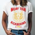 Muay Thai Tiger Kickboxing Gym MMA Street Fight Kickboxing Unisex Jersey T-Shirt Muay Thai Tiger Kickboxing Gym MMA Street Fight Kickboxing Unisex Jersey T-Shirt