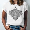 Sak Yant Muay Thai MMA Tattoo Twin Tiger Martial Art Boxing Unisex Jersey T-Shirt