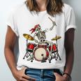 Skeleton Drummer Skull Drum Kit Halloween Unisex Jersey T-Shirt Skeleton Drummer Skull Drum Kit Halloween Unisex Jersey T-Shirt