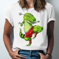 T-Rex Dinosaur Muay Thai Boxing Karate Martial Arts Kung Fu Unisex Jersey T-Shirt