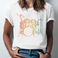Vintage Drummer Drum Kit Unisex Jersey T-Shirt
