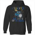 100th Day Of School T Shirt Happy 100 Days Drum Kit Music Unisex Hoodie, trending gift