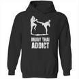 Addicted To Muay Thai Graphic Shirt Unisex Hoodie, trending gift