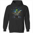 Drum Kit Percussionist Drummer Van Gogh Alien Playing Drums Unisex Hoodie, trending gift Drum Kit Percussionist Drummer Van Gogh Alien Playing Drums Unisex Hoodie, trending gift