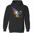 Drummer Silhouette Drum Kit Splatter Art Unisex Hoodie, trending gift