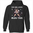 This Girl Loves Muay Thai Muay Thai Girls Kids Unisex Hoodie, trending gift