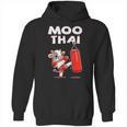 Moo Thai Muay Thai Cow Thai Boxing For Kids Muay Thai Unisex Hoodie, trending gift
