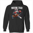 Muay Thai Cat Meow Thai Boxing Martial Art Kids Unisex Hoodie, trending gift