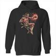 Muay Thai Fighter Southpaw Stance Minimal Silhouette Clean Unisex Hoodie, trending gift