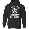 Muay Thai Girls Just a Girl Who Kicks You In The Ass Unisex Hoodie, trending gift