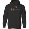 Muay Thai Heartbeat Vintage ECG Cardiogram Retro Unisex Hoodie, trending gift