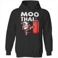 Muay Thai Moo Thai Thai Boxing For Youth Muay Thai Cow Unisex Hoodie, trending gift