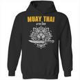 Muay Thai Sak Yant MMA Tattoo Tiger Lion Knife Martial Art Unisex Hoodie, trending gift