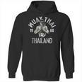 Muay Thai Thailand Vintage Tiger Fighter Training Small Unisex Hoodie, trending gift