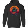 Retro Dog With Gloves Muay Thai Fighter Unisex Hoodie, trending gift