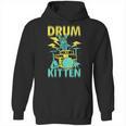Women's Cute Drummer Cat Drum Kitten Unisex Hoodie, trending gift Women's Cute Drummer Cat Drum Kitten Unisex Hoodie, trending gift