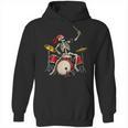 Women's Skeleton Drummer Skull Drum Kit Halloween Unisex Hoodie, trending gift
