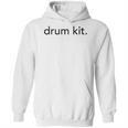 Minimalistic Drum Kit Minimal Raglan Baseball Tee Unisex Hoodie, trending gift