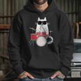 Cat Wearing Sunglasses Playing Drums Drum Kit Musician Unisex Hoodie Cat Wearing Sunglasses Playing Drums Drum Kit Musician Unisex Hoodie