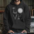 Drum Kit Love Illustration For Music Enthusiasts Unisex Hoodie